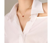 Hjärta hänge Halsband Titan...