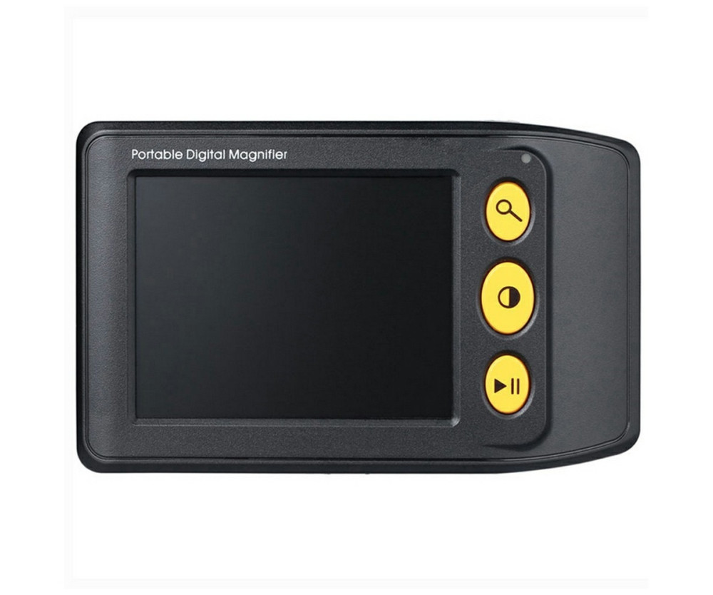 3,5 tums elektroniskt visuellt hjälpmedel 2-25x förstoringsglas för nedsatt syn