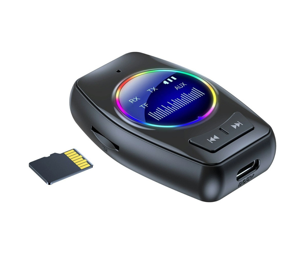 Bluetooth 5.4-ljudmottagare/sändare 2-i-1-adapter för trådlös ljudströmning