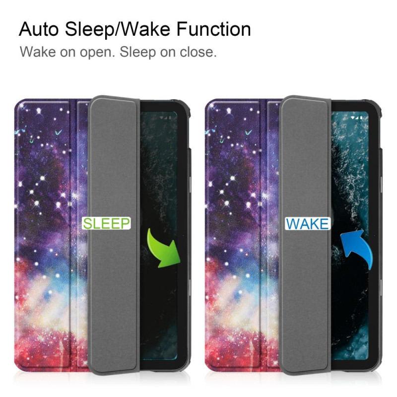 Tablet Stand Slim Fit Cover For Nokia T20 - Nebula