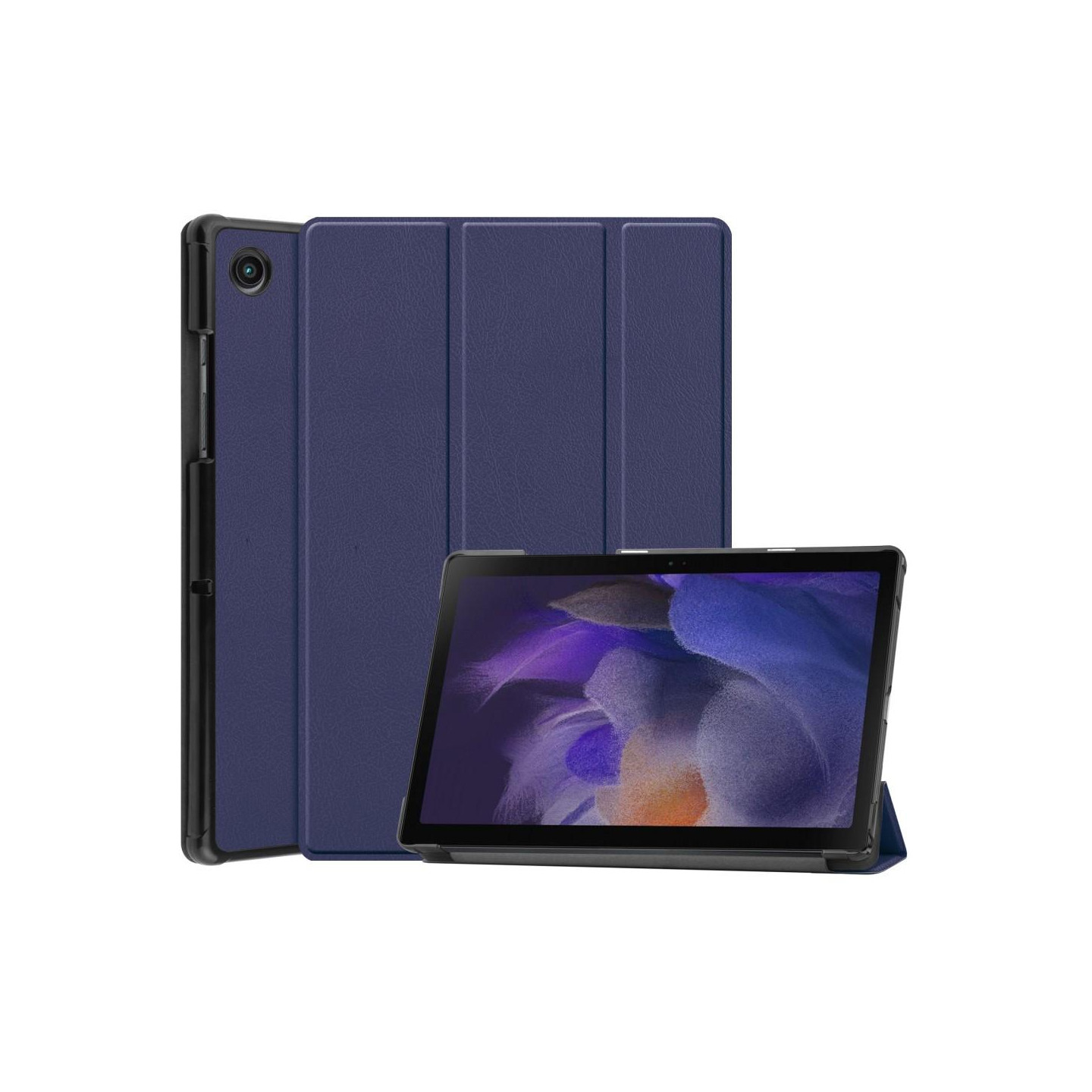 Tri - fold Stand Case for Samsung Galaxy Tab A8 10.5" (2021) - DarkBlue