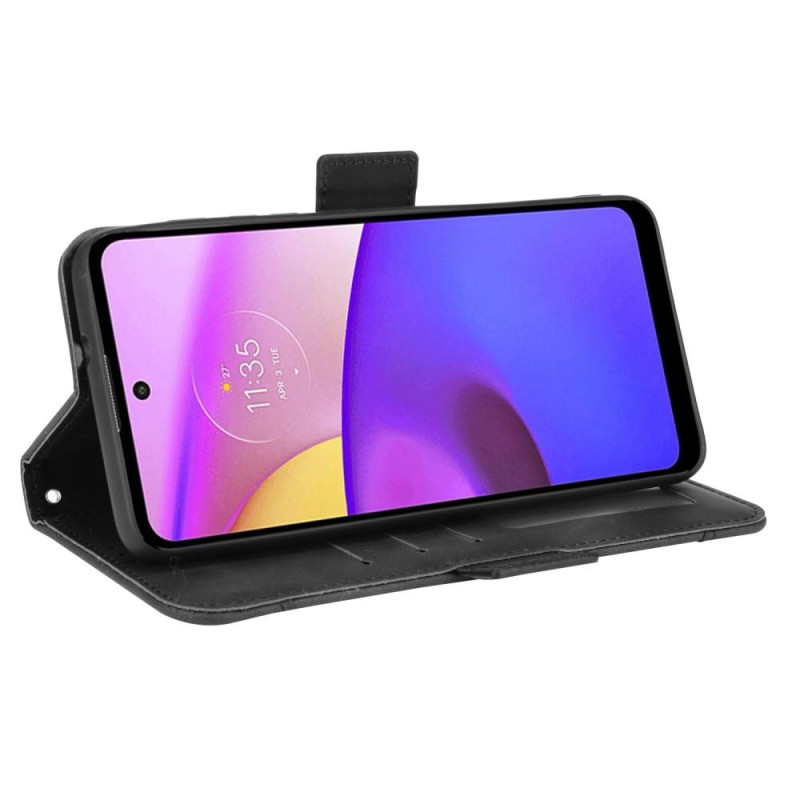 Wallet Stand Phone Case for Motorola Moto E20/E30/E40 - Black