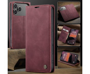 CASEME Plånboksfodral kompatibel med iPhone 17 Pro - Röd