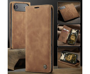 CASEME Plånboksfodral kompatibel med iPhone Air - Brun