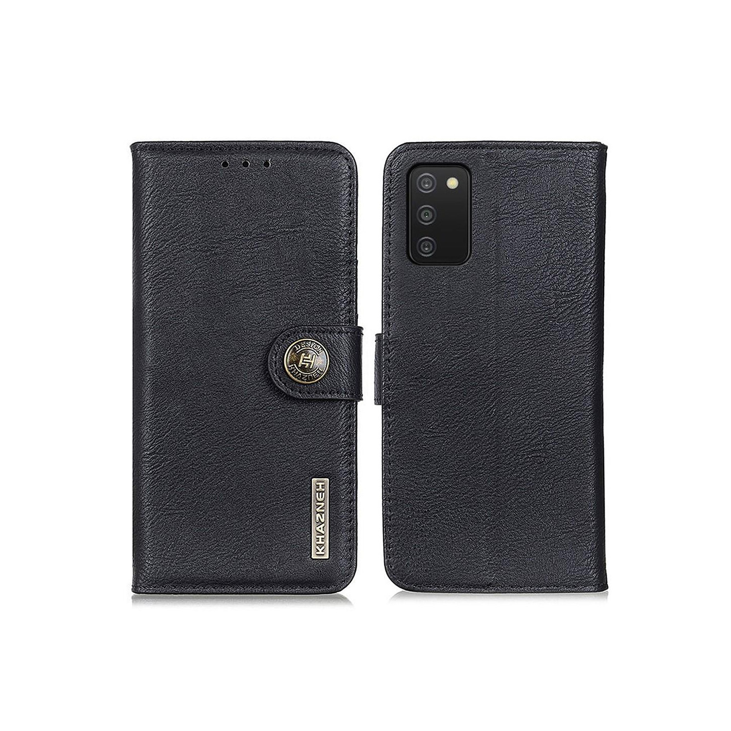 KHAZNEH Samsung Galaxy A03s Lommebok - deksel - Svart