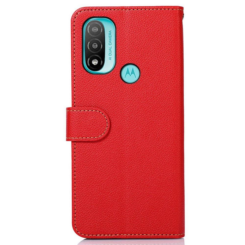 KHAZNEH telefoncover til Motorola Moto E20/E40 - Rød/Sort