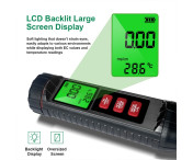 Jord EC Konduktivitet 3 i 1 Digital Mätare Temperatur Fuktighetsdetektor