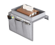 Ficka för fjärrkontroller Platsbesparande Armstöd förvaringsväska för soffa