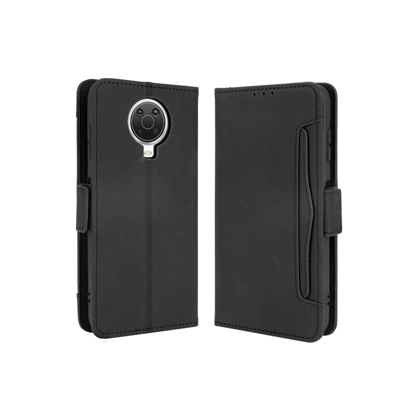 Wallet Stand Flip - telefonetui til Nokia G10/Nokia G20 - Sort