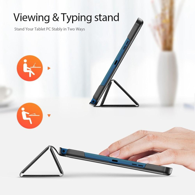 DUX DUCIS Trifoldet Stand til Nokia T20 - Sort