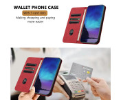 Plånboksfodral för Samsung Galaxy S25 FE - Röd