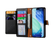 For iPhone 17 Pro Skal RFID-blockering Dragkedjeficka Plånboksfodral med Rem - Svart