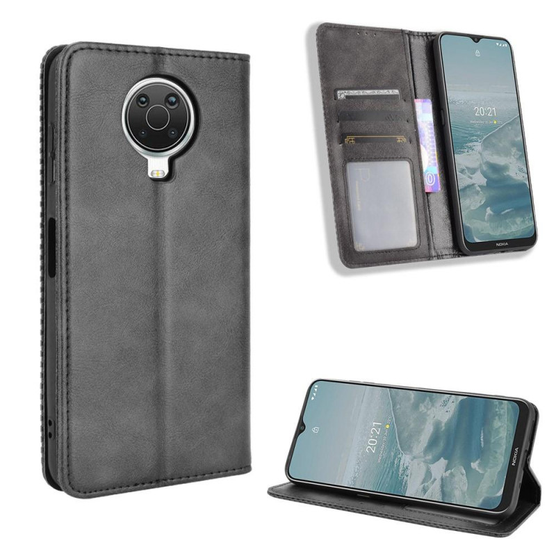 Nokia G10/G20 Wallet Stand Flip Phone Case - Black