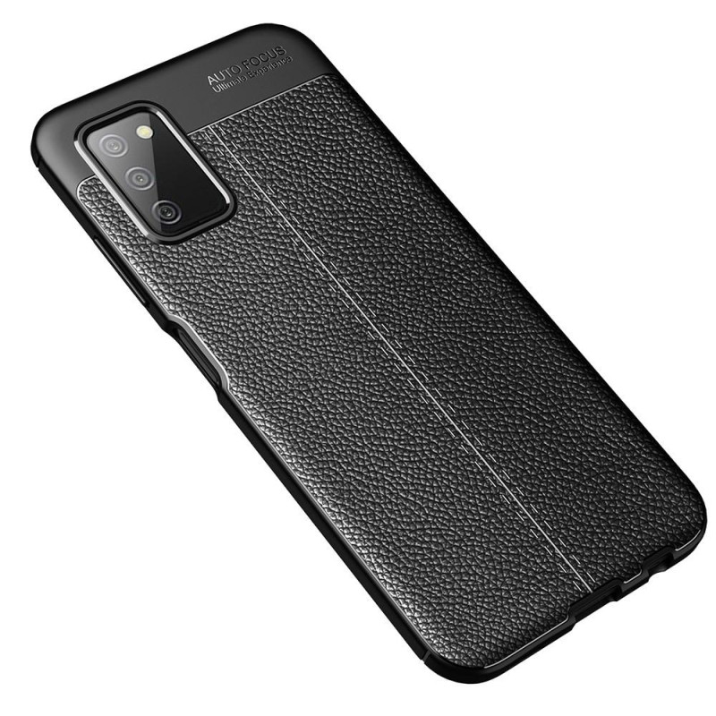 Samsung Galaxy A03s TPU Cover Litchi Texture - Sort