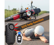 Trådlöst Alarmsystem Motorcykel Moped mm med Fjärrkontroll Vattentät stöldskydd