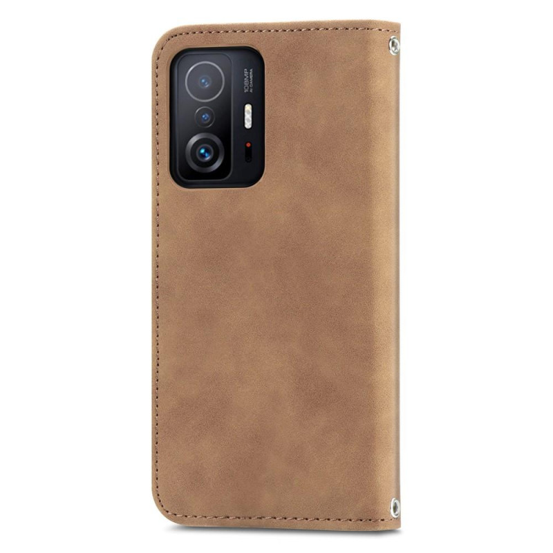 Vintage Wallet Case for Xiaomi 11T Pro / Xiaomi 11T - Brown