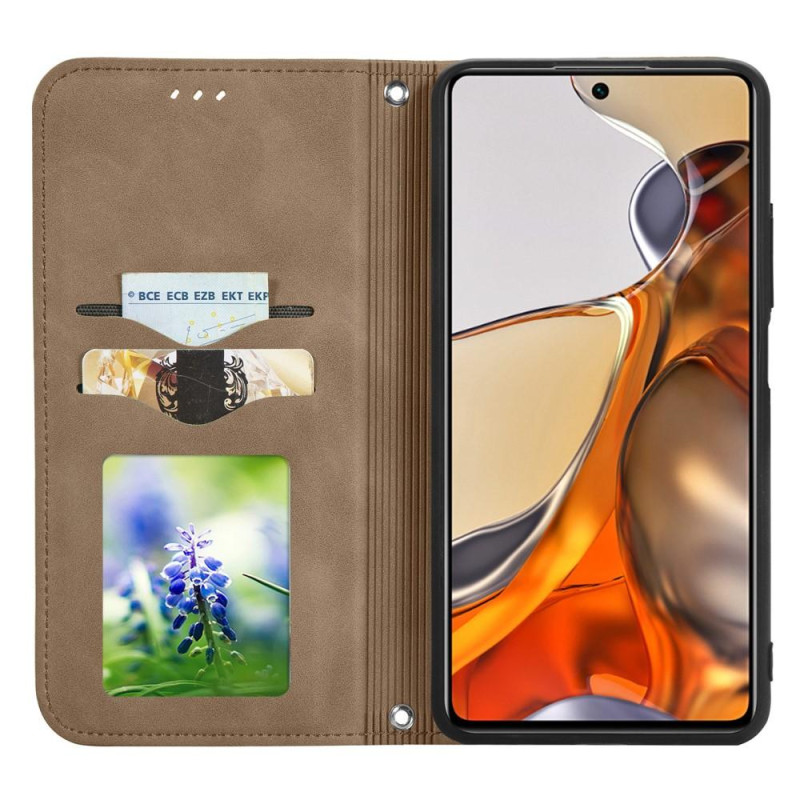 Vintage Xiaomi 11T Pro/Xiaomi 11T Lommebok - deksel - Brun