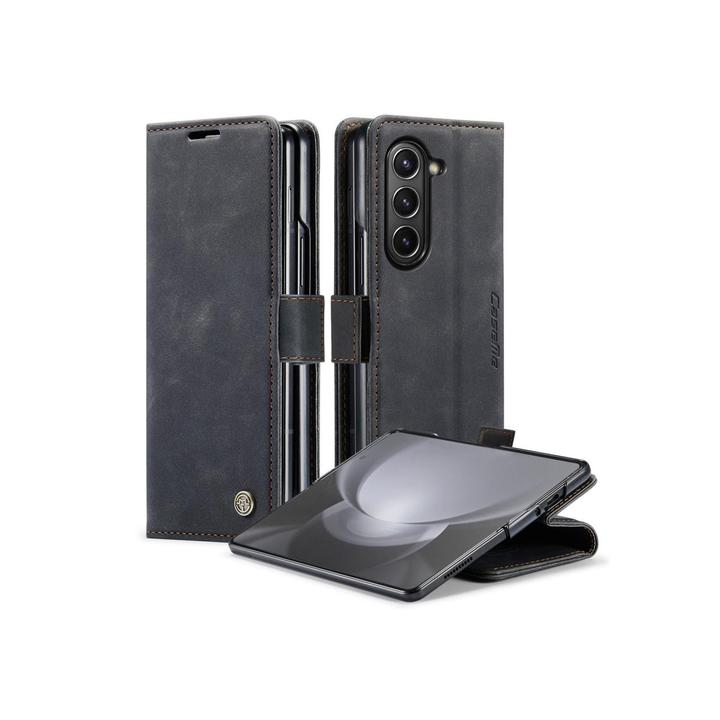 CASEME Samsung Galaxy Z Fold 5 Lommebok - deksel