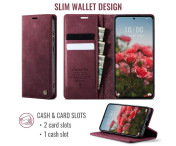 CASEME Plånboksfodral Xiaomi Poco M8 Pro 5G / Xiaomi Redmi Note 15 Pro+ 5G - Röd