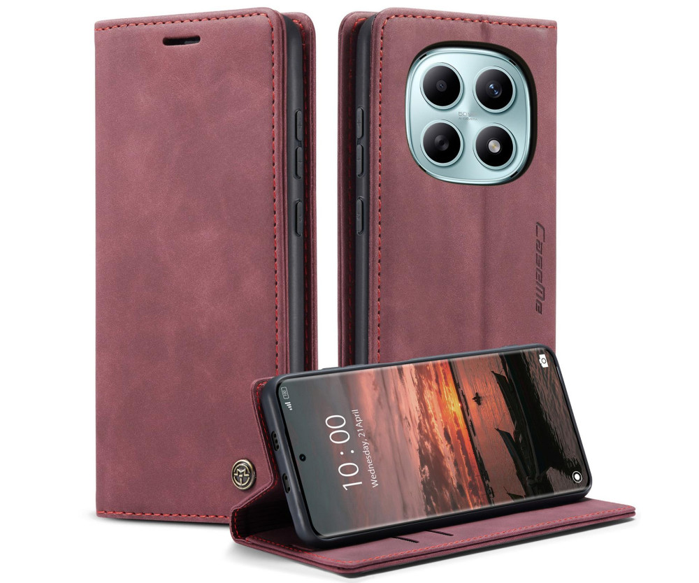 CASEME Plånboksfodral Xiaomi Redmi Note 15 / Xiaomi Poco M8 5G - Röd