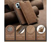 CASEME Plånboksfodral Xiaomi Redmi Note 15 / Xiaomi Poco M8 5G - Brun