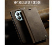 CASEME Plånboksfodral Xiaomi Poco M8 Pro 5G / Xiaomi Redmi Note 15 Pro+ 5G - Coffee