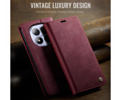 CASEME Plånboksfodral till Xiaomi Redmi Note 15 Pro 5G - Röd