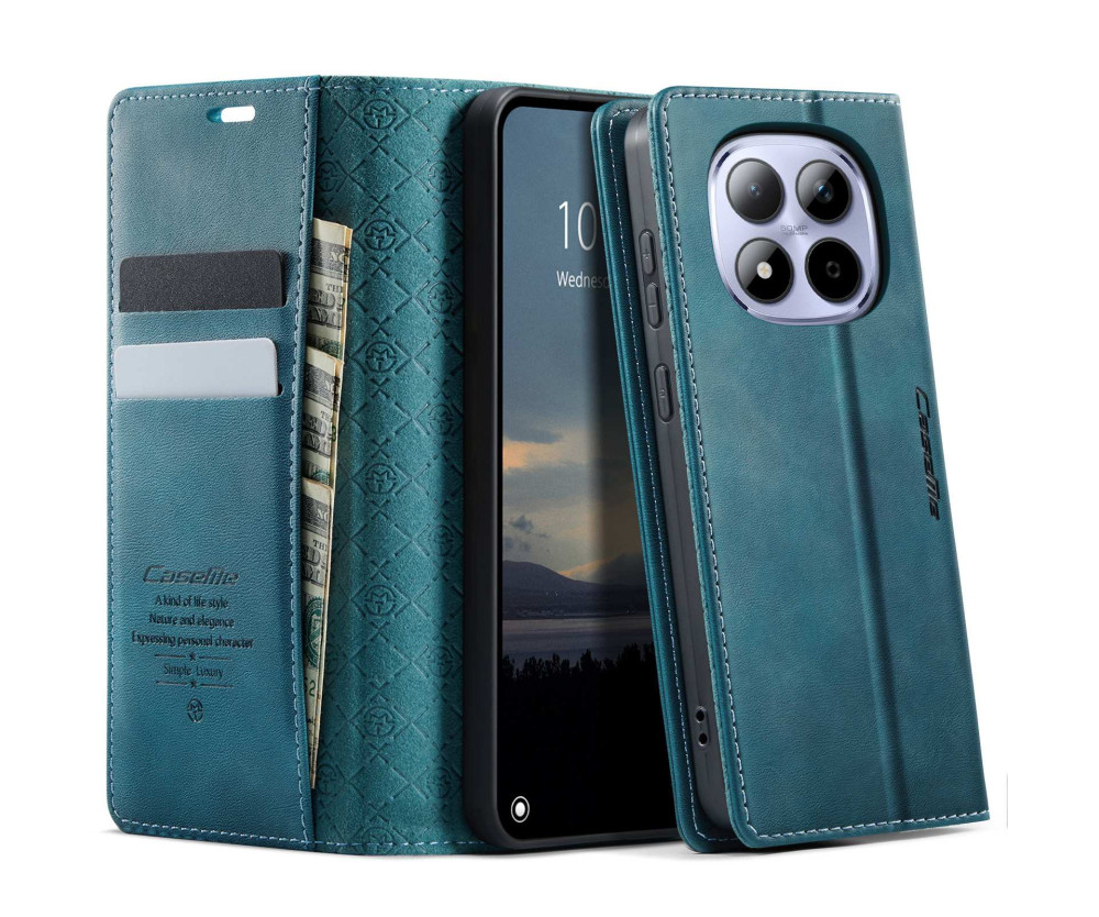 CASEME Plånboksfodral till Xiaomi Redmi Note 15 Pro 5G - Grön