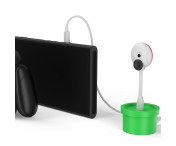 Kompatibelt med Nintendo Switch 2 Växtformad 1080P USB-kamera med laddningsbas