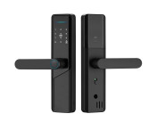 Elektroniskt Lås A1 Tuya WiFi Fingeravtryck Smart Dörrlås Dynamiska lösenord NFC