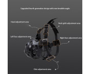 Antibett Munkorg Silikon Husdjur Hund Anti-Skällande Munskydd Storlek M