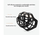 Antibett Munkorg Silikon Husdjur Hund Anti-Skällande Munskydd Storlek M