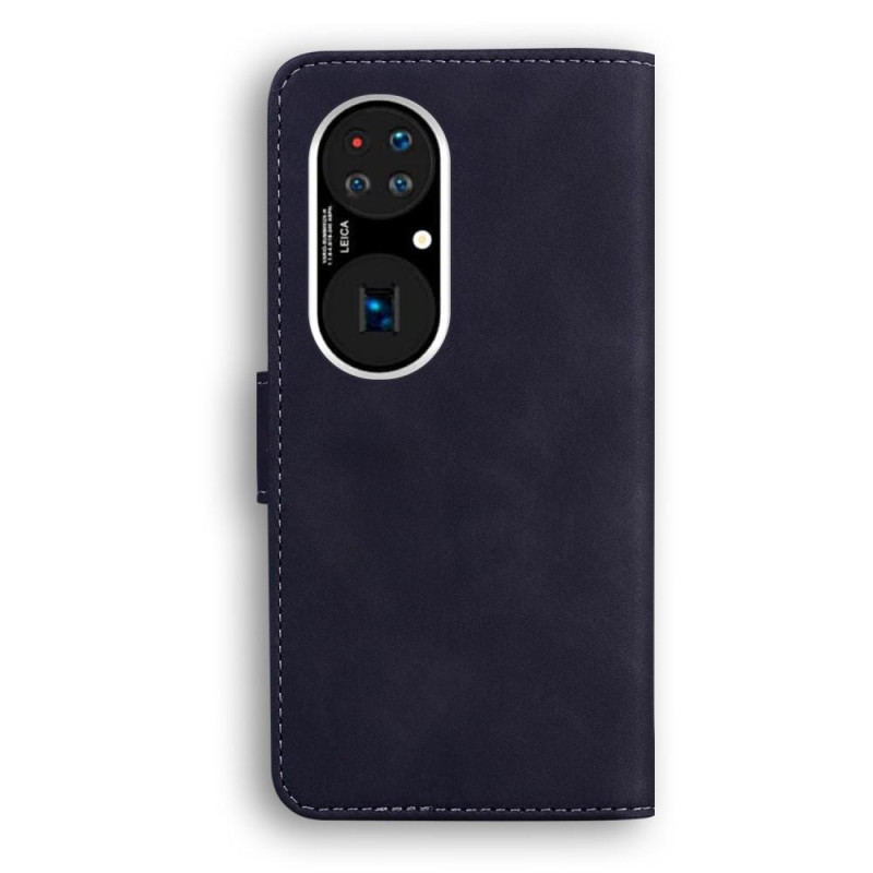 Huawei P50 Retro Lommebok - cover - Sort