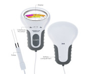 Testare Vattenkvalitet 2 i 1 pH/klornivå CL2  mätare med display för pool Spa