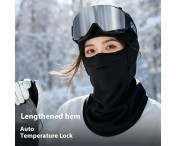 Mössa Vintermössa Vintermask Andningsbar Balaklava fleecefodrad vindtät halsduk