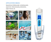 Mätare Testare 5 i 1 Vattenkvalitet / TDS / EC / pH / Salinitet / Temperatur