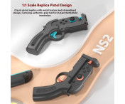 2st Kompatibelt med Nintendo Switch 2 Vänster höger Joy-Con Kontroll Pistolgrepp