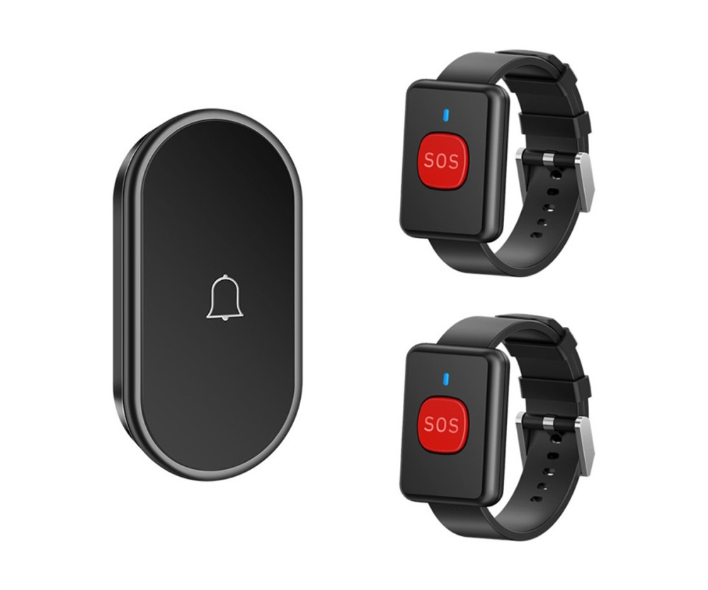 300 m trådlöst larmsystem Överfall Alarm Nöd Hjälp 