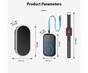 trådlöst larmsystem 300 m Överfall Alarm Nöd Hjälp 