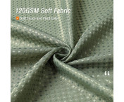 Duschdraperi 180 x 200 cm svart badrumsavdelare mögelbeständig badrum fukttät