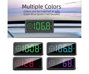 HUD GPS Hastighetsmätare Display HD Överhastighetsvarning Head-up för fordon