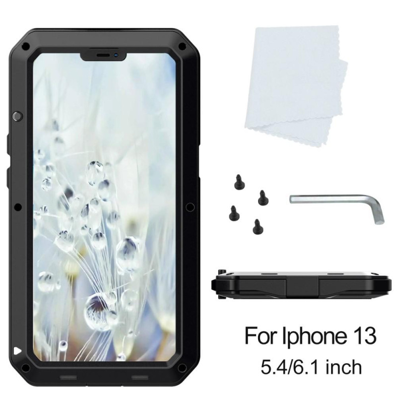 iPhone 13 Heavy Duty Robust Hybrid - cover med innebygd hærdet glass