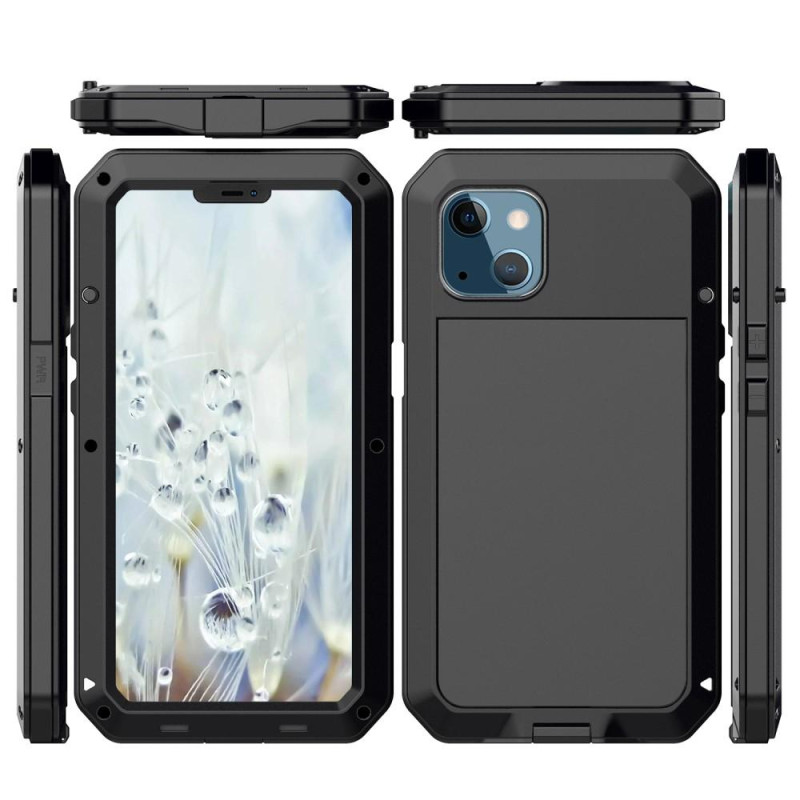 iPhone 13 Heavy Duty Sturdy Hybrid Case with Built - in Tempered Glass