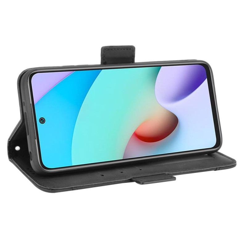 Wallet Stand Flip Phone Case til Xiaomi Redmi 10 - Sort
