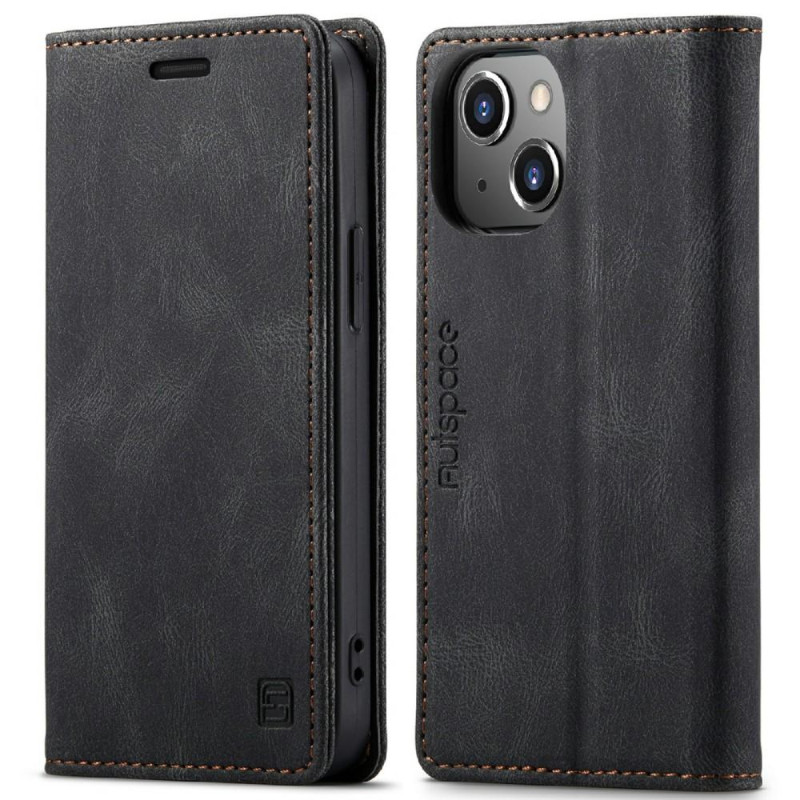 AUTSPACE A01 Lommebok - deksel iPhone 13 Mini - Svart