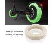 Däck Honeycomb punkteringsfritt Xiaomi M365 Scooter, 2-pack Självlysande