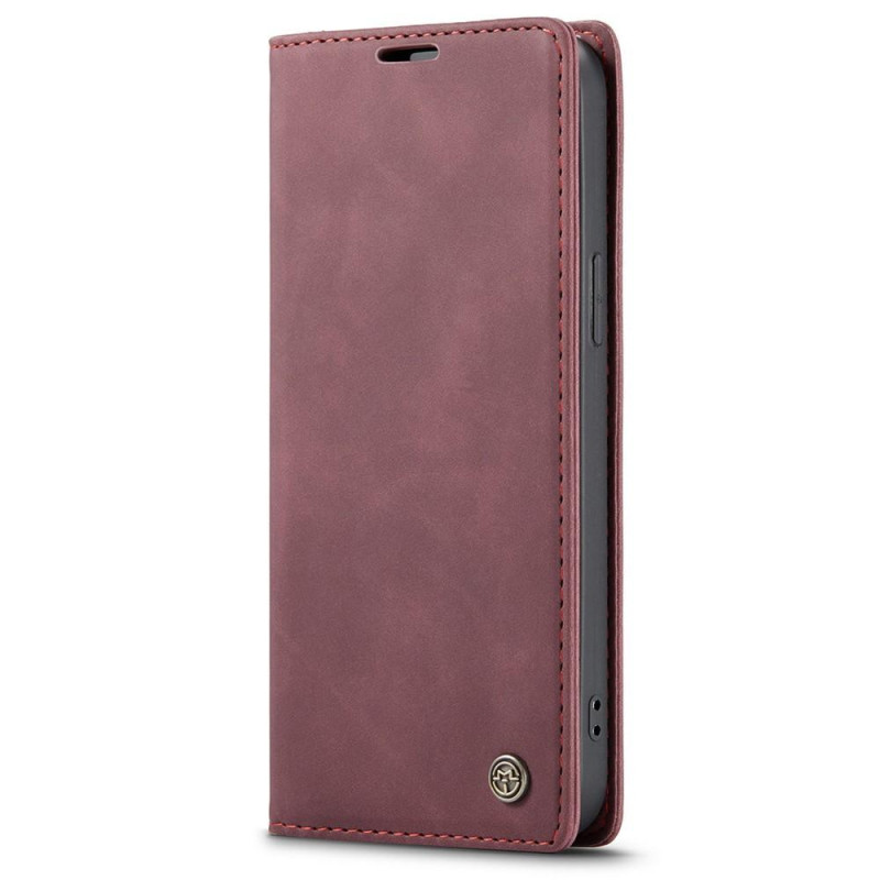 CASEME Retro Wallet Case for iPhone 13 Pro - Red