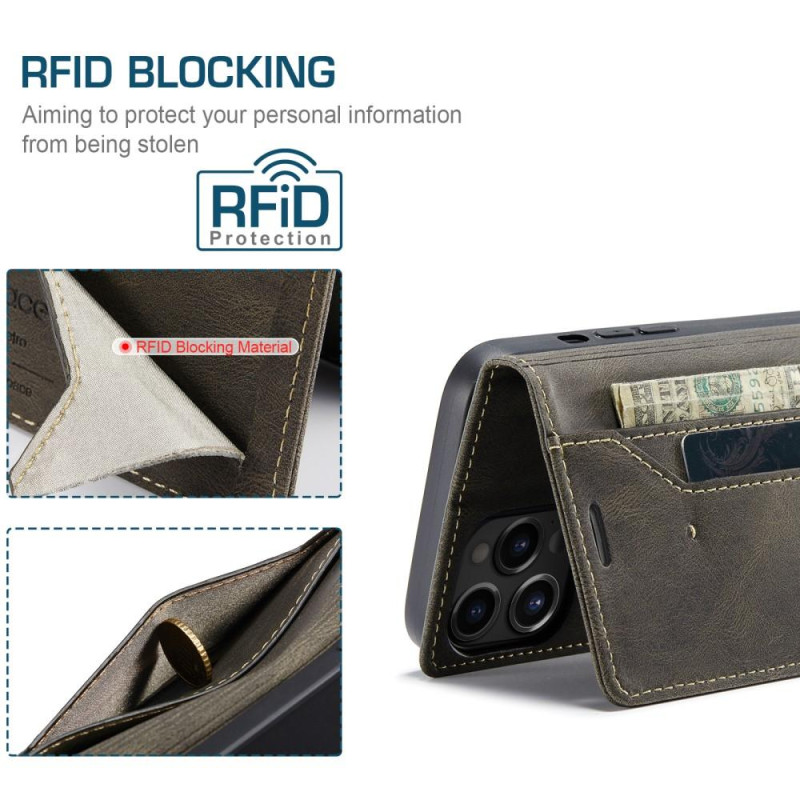 AUTSPACE A01 Lommebok - deksel iPhone 13 Pro - Kaffe