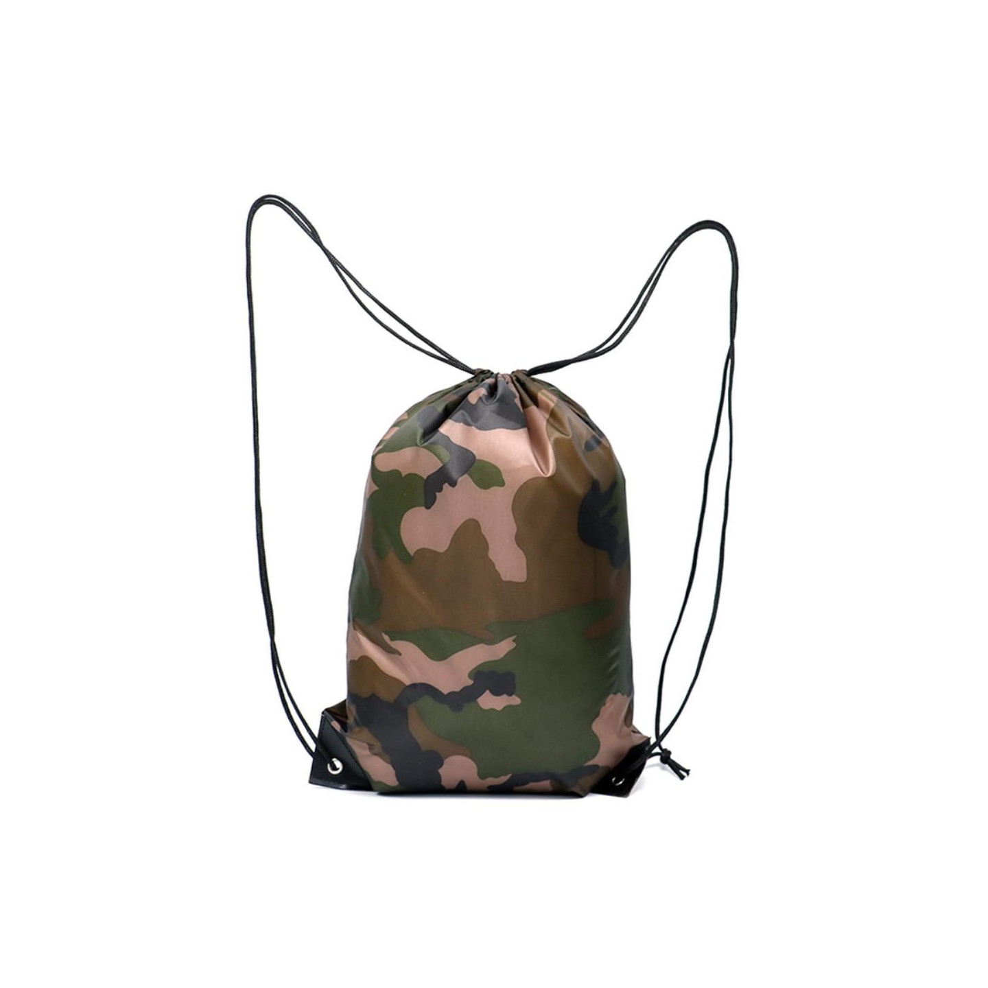 Camouflage Backpack Drawstring Bag Sports Gym Camping Hiking