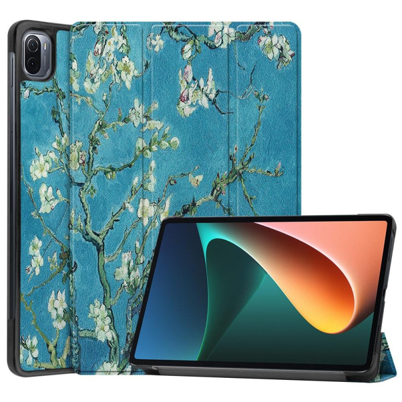 Slim Fit Deksel Til Xiaomi Pad 5 - Sleep/Wake Up - Plum Blossom